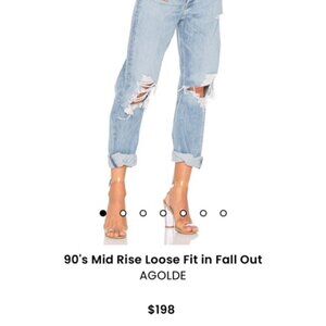 90's Mid Rise Loose Fit in Fall Out AGOLDE